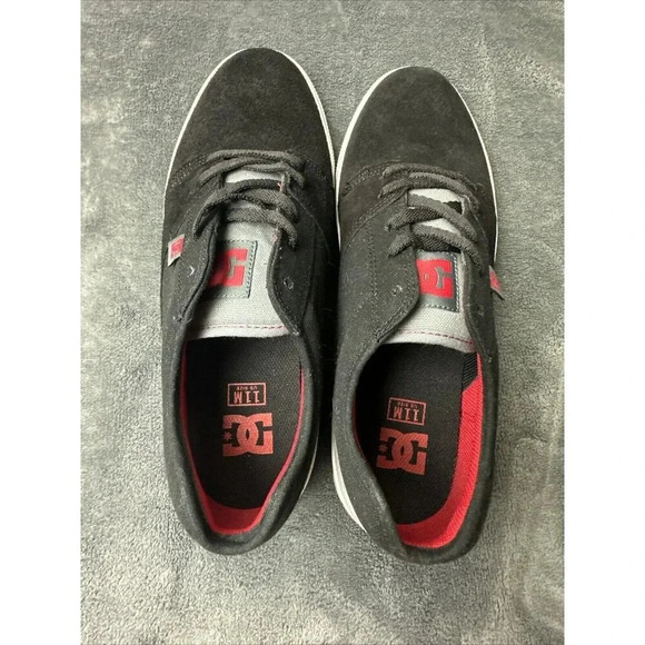 DC Men's Tonik Black/Grey Red Leather Shoes Size 11 Skateboarding Sneake… - Picture 7 of 16